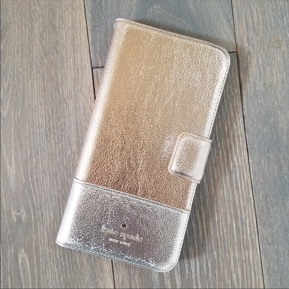 kate spade ♠️ iPhone 7 Plus Leather Wrap Folio